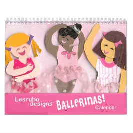 Calendário Girls Ballerina Balé