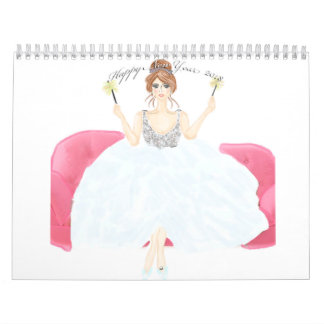 Calendário Girl's Fashion Calendar