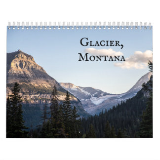 Calendário Glacier Montana
