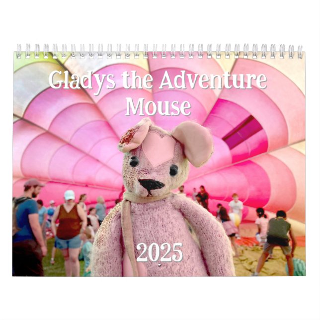Calendário Gladys the Adventure Mouse 2025 Calendar (Capa)