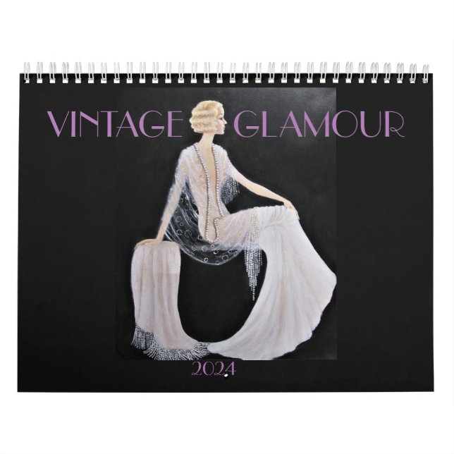 CALENDÁRIO GLAMOROUS VINTAGE LADIES, CALENDÁRIO DE (Capa)