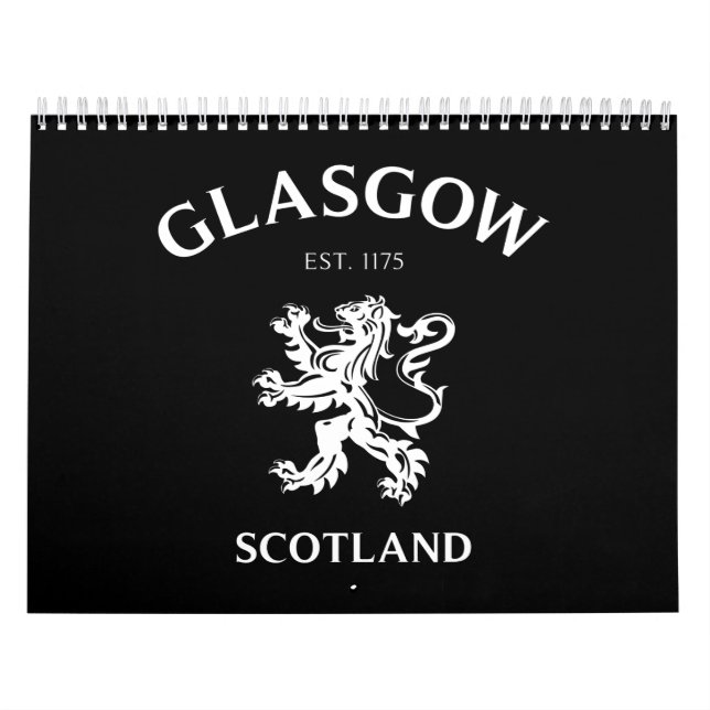 CALENDÁRIO GLASGOW, ESCÓCIA (Capa)