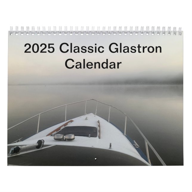 Calendário Glastron Clássico 2025 (Capa)