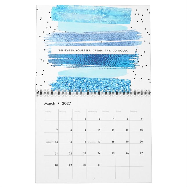 Calendário Glitter (Mar 2027)