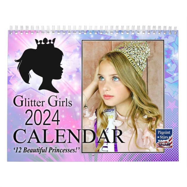 Calendário Glitter Girls 2024 (Capa)