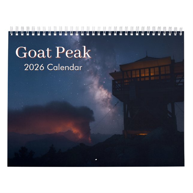 Calendário Goat Peak Fire Lookout - 2026 Calendar (Capa)