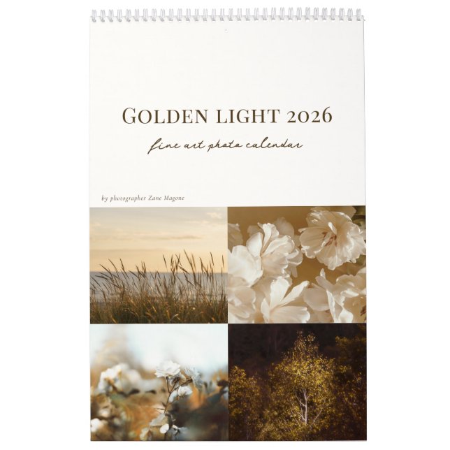 Calendário Golden Light calendar 2026 (medium) (Capa)