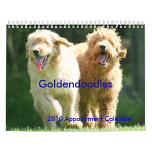 Calendário Goldendoodles