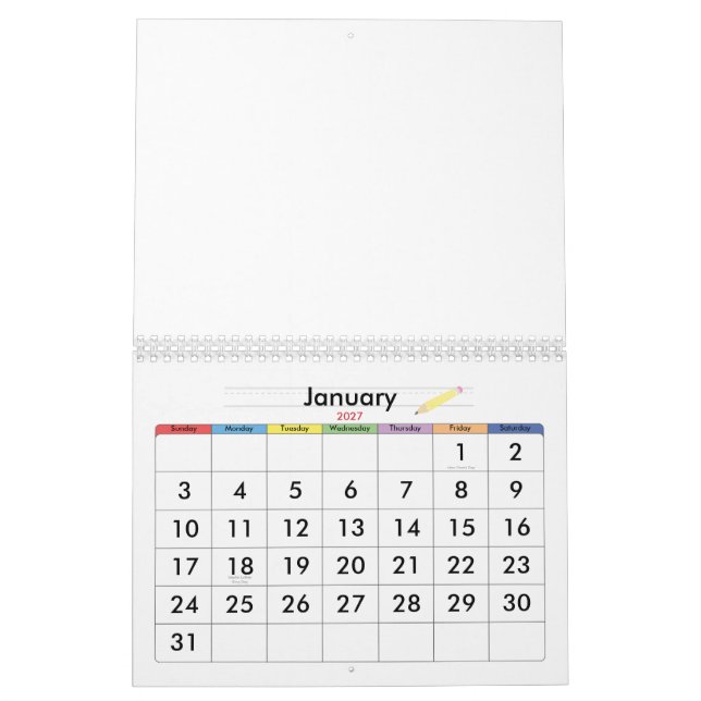Calendário Gost (Jan 2027)