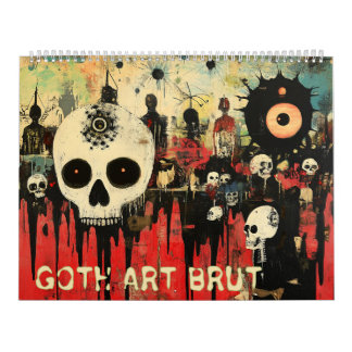 Calendário Goth Art Brut Calendar