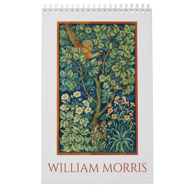 Calendário gráfico de arte William Morris (Capa)