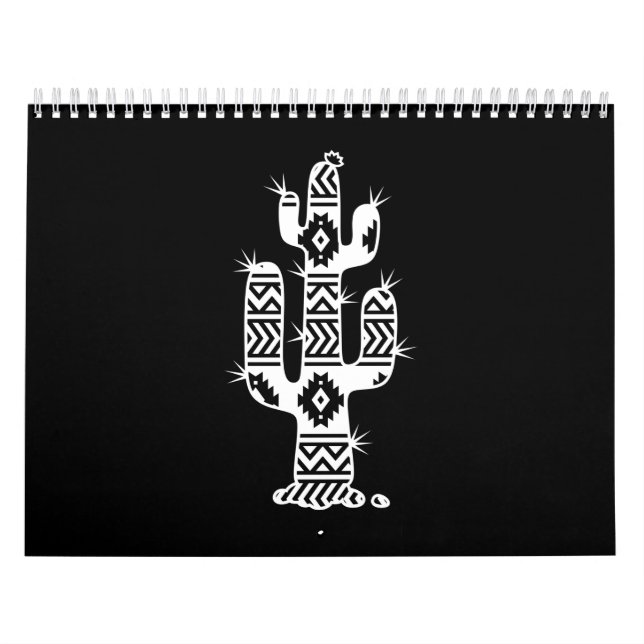 Calendário Gráfico do Aztec Cactus (Capa)