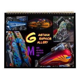 Calendário Gráficos Gastank Pintura de motocicleta Enorme