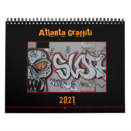 Calendário Grafite Atlanta 2021