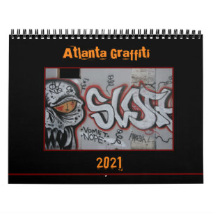 Calendário Grafite Atlanta 2021