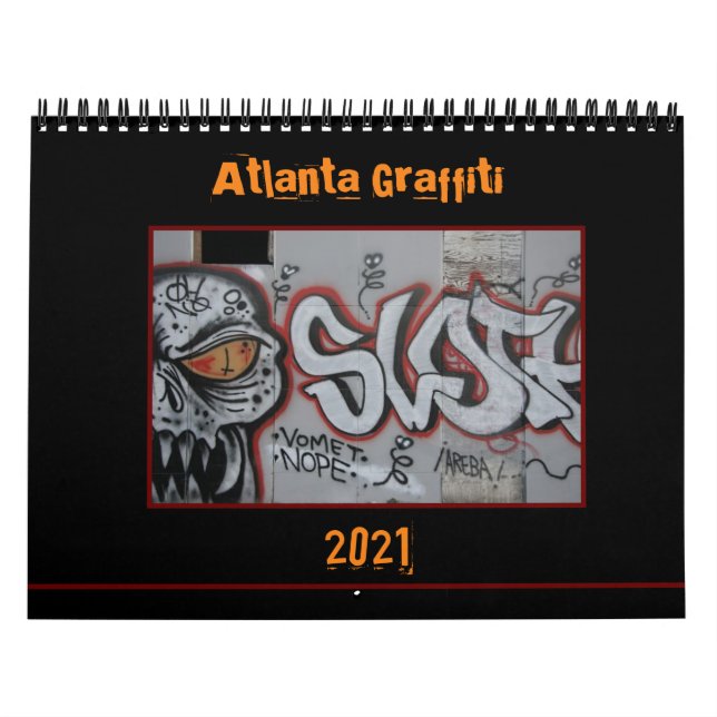 Calendário Grafite Atlanta 2021 (Capa)