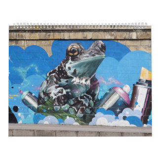 Calendário Grafite de criaturas estranhas 2024