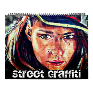 Calendário grafite de rua 2026 