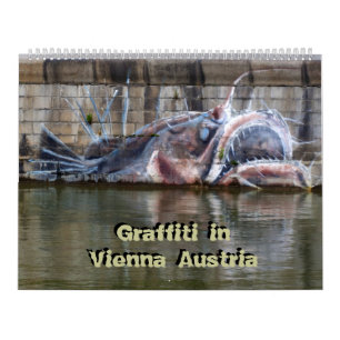 Calendário Grafite em Viena, Áustria 2025