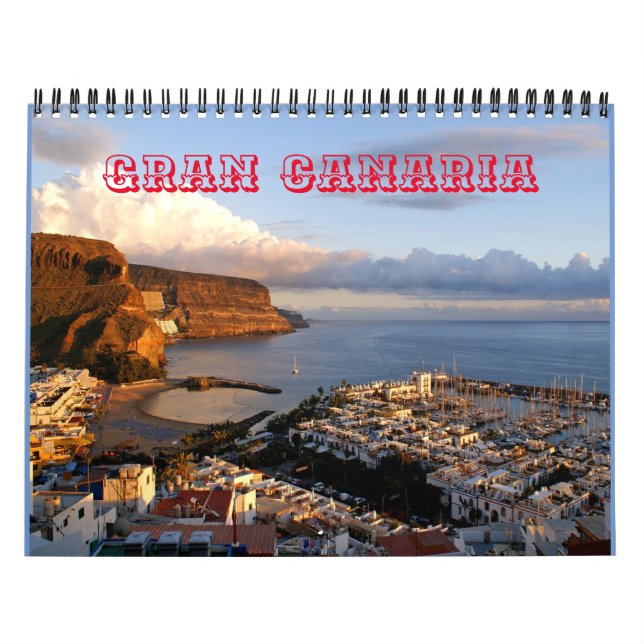 Calendário Gran Canaria - Ilhas Canárias - (Capa)