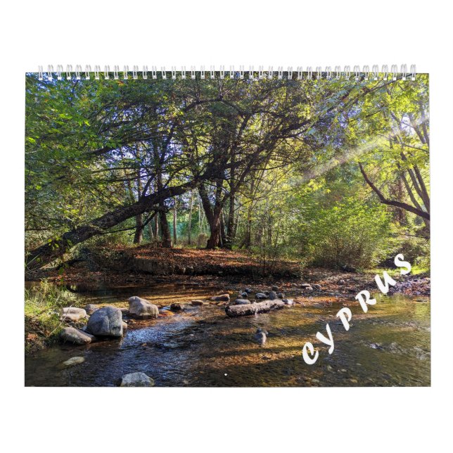 Calendário Grande com Duas Páginas em Chipre, Bran (Capa)