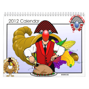 Calendário grande da mistura 2012