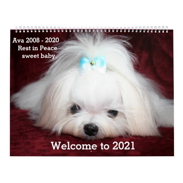 Calendário Grande de Duas Páginas, Calendário Bran (Capa)