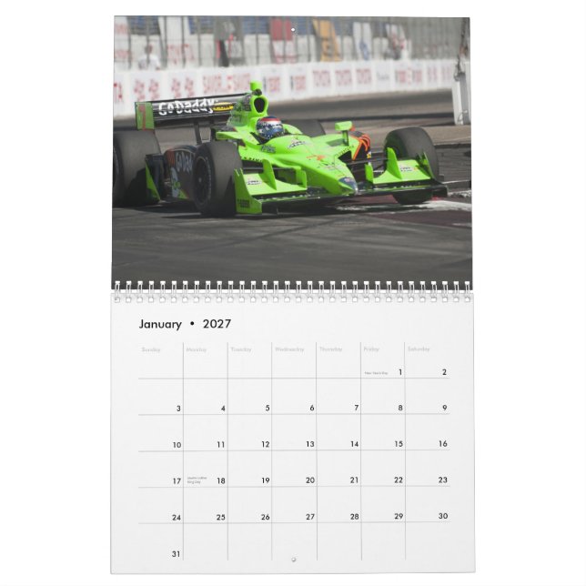 Calendário grande de Long Beach Prix (Jan 2027)
