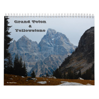 Calendário grande de Teton e de Yellowstone