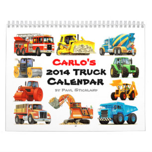 Calendário grande do caminhão 2016