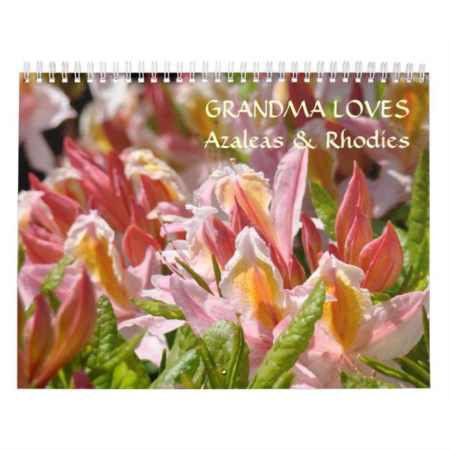 Calendário GRANDMA LOVES Azaleas & Rhodies Calendar Ofertas