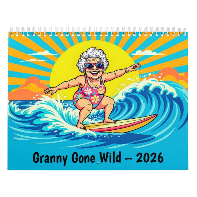 Calendário Granny Gone Wild – 2026 Retirement Adventure Calen (Capa)