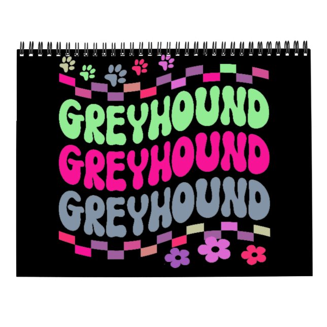 Calendário "Greyhound" (Verso)