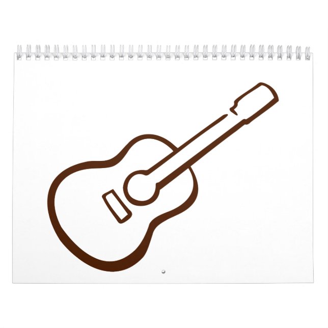 Calendário Guitarra clássica (Capa)
