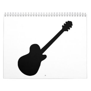 Calendário Guitarra da rocha