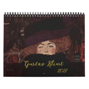 Calendário Gustav Klimt Art Nouveau Artista 2027
