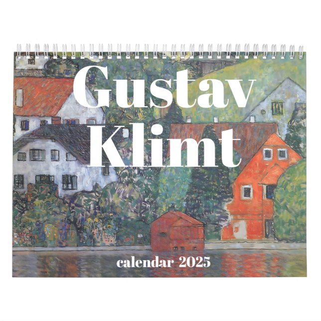 Calendário Gustav Klimt Calendar 2025 Art Collection  (Capa)