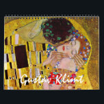 Calendário Gustav Klimt, Vintage Fine Art Nouveau<br><div class="desc">Calendário de arte de 2014 com pinturas vintage art nouveau de Gustav Klimt. Cobrir - O Beijo (detalhe) Janeiro - Avenida no Parque Schloss Kammer Fevereiro - Marcha do Beijo - Caminho do Jardim com Galinhas Abril - Farmerjardim com Girassol Maio - Malcesina no Lago Garda Junho - Árvore da...</div>