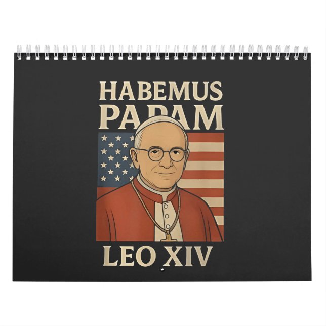 Calendário Habemus papam Papa Leão XIV Igreja Cristã (Capa)