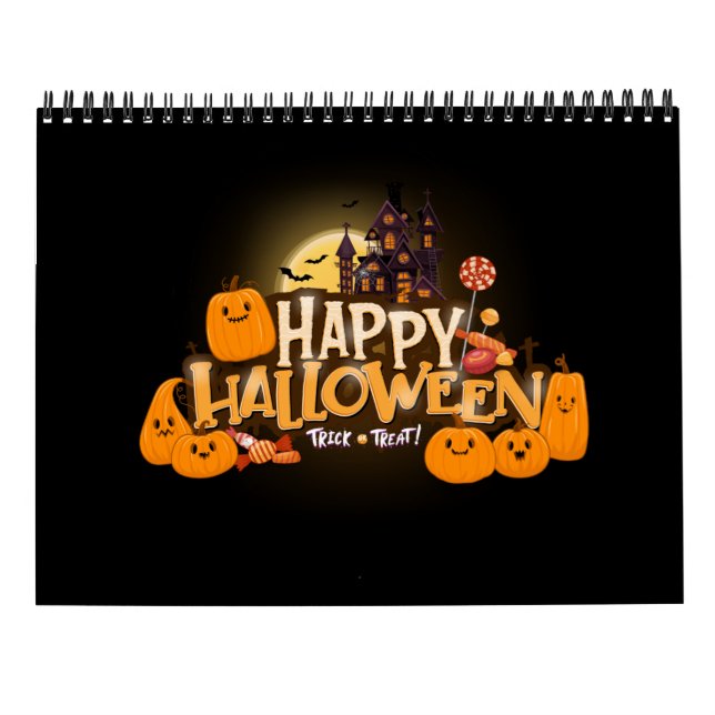 Calendário halloween (Verso)