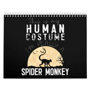 Calendário Halloween, Macaco-Aranha Humano