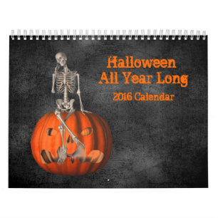 Calendário Halloween O Ano Todo