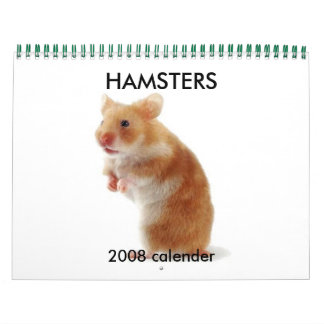 Calendário hamster1, HAMSTERS, chamador 2008
