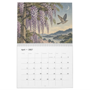 Calendário Hanafuda Doze Meses da Arte em Xilogravura Japones