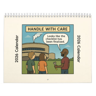 Calendário Handle With Care 2026 Calendar