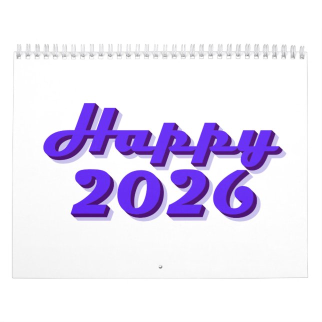 Calendário Happy 2026 (Capa)