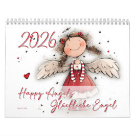 Calendário Happy Angels - Glückliche Engel 2026