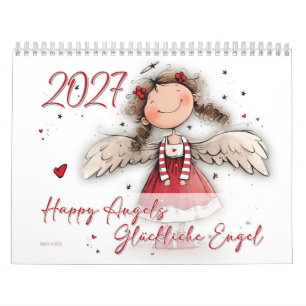 Calendário Happy Angels - Glückliche Engel 2026
