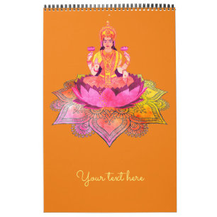 Calendário Happy Diwali - Deepalavi Lakshmi Goddese 4
