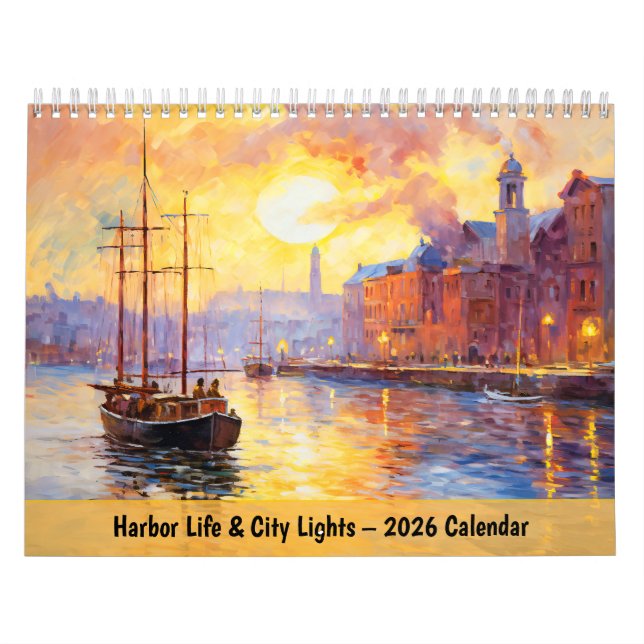 Calendário Harbor Life & City Lights – 2026 Calendar (Capa)